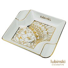 【格格巫】現貨 魯賓斯基雪茄煙灰缸四煙槽大容量黃銅方形LUBINSKI雪茄煙缸 歷史價格詳細信息