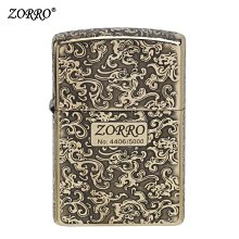 ZORRO佐羅官方旗艦店正品煤油打火機防風復古紫銅貔貅送男友禮物 歷史價格詳細信息