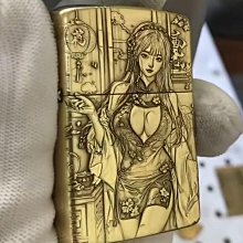 正品佐羅902S紫銅加厚盔甲煤油打火機純銅好彩定制深雕砂輪機潮禮 歷史價格詳細信息