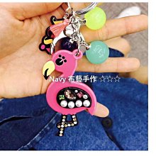 紅鶴大鈴鐺絨毛娃娃玩偶吊飾掛飾鑰匙圈包包掛飾 47-00043【小品館】 歷史價格詳細信息