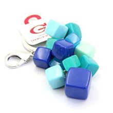 Navy 布藝手作 ☆ 韓國 品牌 Grain de Beaute 春天繽紛感馬卡龍大小方塊串串鑰匙圈 價格比較,價格查詢,歷史價格詳細信息