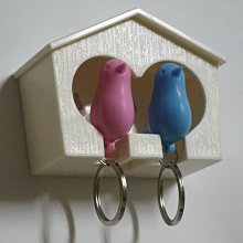 愛的小窩 小鳥 哨子 鑰匙圈 組合 壁掛家飾 新居 入厝 實用好禮 (一屋二鳥組合款) 價格比較,價格查詢,歷史價格詳細信息