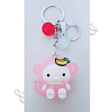 &蘋果之家&超萌-眼鏡兔鑰匙圈-粉紅色 歷史價格詳細信息