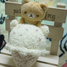 日版﹝San-x﹞限定※ Rilakkuma懶懶熊&amp;牛奶熊※【牛奶熊冰淇淋系列】拉鍊式亮面零錢包 歷史價格詳細信息