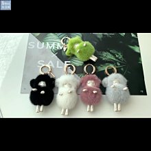 【楚楚鋪】水貂毛可愛小羊汽車鑰匙扣掛件網紅毛絨皮草玩偶公仔包包掛飾禮物 歷史價格詳細信息