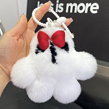 【楚楚鋪】獺兔毛愛心毛球掛件個性可愛高檔毛絨心形包包掛飾汽車鑰匙扣配飾 歷史價格詳細信息