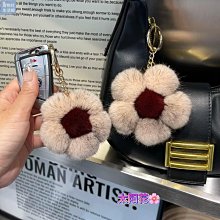 【楚楚鋪】水貂毛毛球掛件迷你包包掛飾情侶手機飾品汽車鑰匙扣簡約皮草掛鏈 歷史價格詳細信息