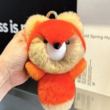 【楚楚鋪】可愛狐貍毛尾巴汽車鑰匙扣掛件高檔簡約個性創意毛絨包包掛飾男女 歷史價格詳細信息