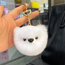 【楚楚鋪】水貂毛搖尾巴小倉鼠皮草掛飾個性毛絨公仔鑰匙扣包包掛件生日禮物 歷史價格詳細信息