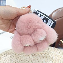 【楚楚鋪】迷你可愛真獺兔毛小柿子汽車鑰匙扣掛件ins毛絨球書包包掛飾禮物 歷史價格詳細信息