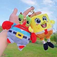 海綿寶寶派大星絨毛娃娃玩偶抱枕38公分 651955(生日禮物 聖誕節)【小品館】 歷史價格詳細信息