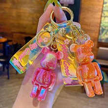 禮物交換 創意炫彩幾何漸變水晶熊鑰匙圈鑰匙扣女卡通情侶小熊包包掛件小禮品 鑰匙扣掛飾 鑰匙圈吊飾 包包掛飾ZC001 歷史價格詳細信息