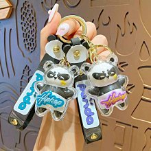 情侶小熊公仔鑰匙扣掛件創意個性網紅汽車鏈鎖匙圈環男女書包掛飾-沐雨家居 歷史價格詳細信息