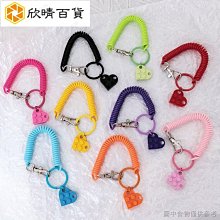 可伸縮鑰匙扣高密度纖維繩 彈力拉繩 易拉扣 防丟加長線 高回彈易拉 鑰匙鏈 H355 歷史價格詳細信息