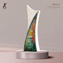 一個起訂水晶獎杯定制獎牌紀念品定做實木創意企業優秀員工運動會年會獎杯~台北悠閣 歷史價格詳細信息