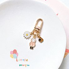 小男孩 花朵 金色吊飾 滴油合金鑰匙圈 Airpods耳機盒隨身碟包包掛件/小禮物 歷史價格詳細信息