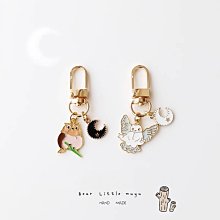 月亮貓頭鷹 滴油合金吊飾 金色鑰匙圈 Airpods耳機盒隨身碟包包掛件/小禮物 價格比較,價格查詢,歷史價格詳細信息