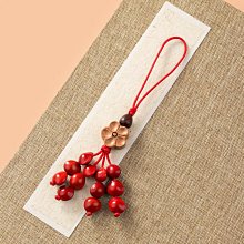 桃木紅繩掛件保平安闢護隨身桃籃財運硃砂轉運珠男女本命年鑰匙扣 歷史價格詳細信息