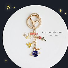 月亮男孩玫瑰花 星球小狐狸 金色吊飾 掛件 鑰匙圈 滴油合金/小清新ins原創設計/小禮物3# 歷史價格詳細信息
