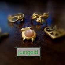 鎮金店justgold鬱金香戒指純金黃金戒指11號 歷史價格詳細信息