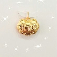 small-@金品，純金立體心型墜子、生日、情人、聖誕禮物，黃金、金飾，純金9999，0.49錢，免運費 歷史價格詳細信息