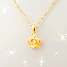 黃金墜飾【皇冠星星】純金女生項鍊 皇冠 星星造型 9999純金 歷史價格詳細信息