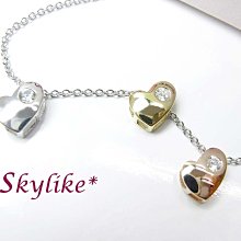 *SKYLIKE*最可愛-韓國進口墜585/14k金白K金、黃K金、玫瑰K金名牌玫瑰線條風鋯石墬子，PW-25517s~ 歷史價格詳細信息