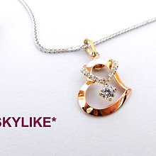 *SKYLIKE* MIT 585/14K白K金、玫瑰K金 施華洛士奇晶鑽墜新款ENDLESS LOVE墬子－不含鍊y~ 歷史價格詳細信息