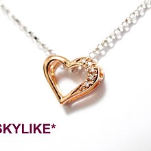 *SKYLIKE* MIT 585/14K白K金、玫瑰K金 施華洛士奇晶鑽墜新款ENDLESS LOVE墬子－不含鍊y~ 歷史價格詳細信息