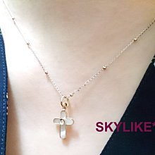 *SKYLIKE*最可愛-韓國進口墜585/14k金白K金、黃K金、玫瑰K金名牌玫瑰線條風鋯石墬子，PW-25517s~ 歷史價格詳細信息