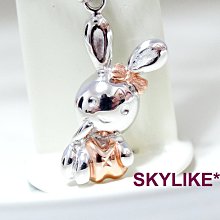 *SKYLIKE* 網販獨賣-香港進口墜750/18K白K金亮面~方形藍色拓帕石~名牌國際風墬子，不含鍊y~ 歷史價格詳細信息