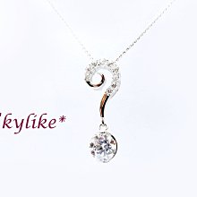 *SKYLIKE* MIT 585/14K白K金、玫瑰K金 施華洛士奇晶鑽墜新款ENDLESS LOVE墬子－不含鍊y~ 歷史價格詳細信息