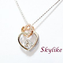 *SKYLIKE* MIT 585/14K白K金、玫瑰K金 施華洛士奇晶鑽墜新款ENDLESS LOVE墬子－不含鍊y~ 歷史價格詳細信息