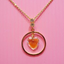 【金飾記錄】【黃金9999】＊【純金鈕扣鑲cz鑽造型墜子項鍊】082 歷史價格詳細信息