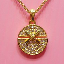 【金飾記錄】【黃金9999】＊【純金鈕扣鑲cz鑽造型墜子項鍊】082 價格比較,價格查詢,歷史價格詳細信息