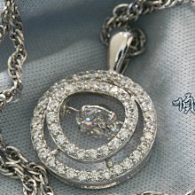 順順飾品--白金墜子--Pt900白金愛心蘇聯鑽墜子┃重0.42錢 歷史價格詳細信息