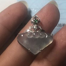 特價不議～昌儒家的翡翠緬甸A貨/天然紫羅蘭吊墜+綠頂珠吊墜～附無刻印18k金扣頭/九尾狐吊墜《附陸證》見光不死的紫/內紋裂無摳 歷史價格詳細信息