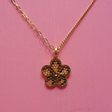 【金飾記錄】【黃金9999】＊【純金鈕扣鑲cz鑽造型墜子項鍊】082 歷史價格詳細信息