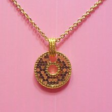 【金飾記錄】【黃金9999】＊【純金鈕扣鑲cz鑽造型墜子項鍊】082 歷史價格詳細信息