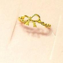蝴蝶結 純金戒指 黃金戒指 金飾戒指 黃金女戒 蝴蝶結戒指 鑽沙女戒 重1.11錢 G019605 JF金進鋒珠寶金飾 歷史價格詳細信息