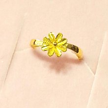 small-@金品，純金幸運蝶戒指、情人節、黃金、金飾，純金9999，0.37錢，免運費 歷史價格詳細信息