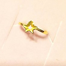 星星 純金戒指 黃金戒指 金飾戒指 黃金女戒 星星戒指 簍空戒指 重0.64錢 G018678 JF金進鋒珠寶金飾 歷史價格詳細信息