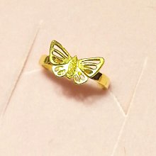 small-@金品，純金蝴蝶戒指、情人、生日禮物、黃金、金飾，純金9999，0.54錢，免運費 歷史價格詳細信息