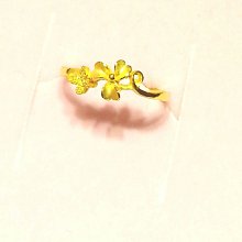 純金9999 黃金戒指 幸運小草 0.56錢重 活動戒圍 送禮大方 母親節禮物 ，0.56草戒 歷史價格詳細信息