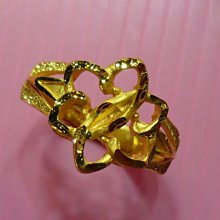 【金飾記錄】【黃金9999】。【純金曲線造型戒子082】5G金工 歷史價格詳細信息