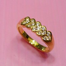 【金飾記錄】【黃金9999】。【純金曲線造型戒子082】5G金工 歷史價格詳細信息