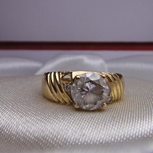 K金戒指 指環 二手 流當 戒子 金戒 K金 K金戒 飾品 鑽戒 2.92g K金回收 免費鑑定 【尺寸】：1.6cm 歷史價格詳細信息