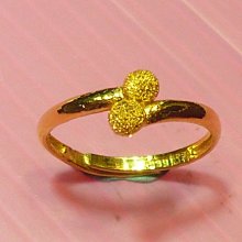 【金飾記錄】【黃金9999】。【純金鑲cz鑽十字花造型戒子067】 歷史價格詳細信息