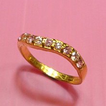 【金飾記錄】【黃金9999】。【純金曲線造型戒子082】5G金工 歷史價格詳細信息