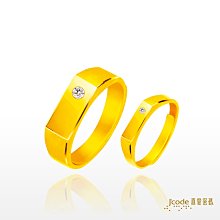J’code真愛密碼金飾 俐落黃金成對戒指 歷史價格詳細信息